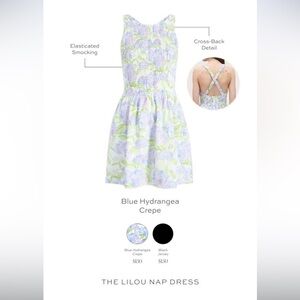 Hill house blue hydrangea Lilou nap dress